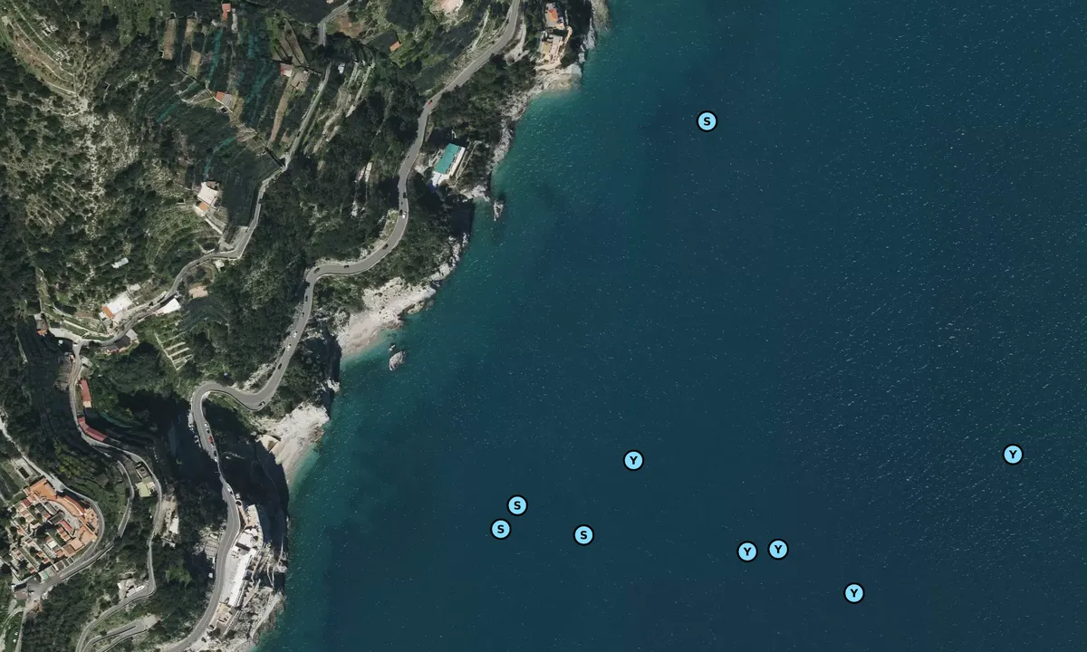 Satelite image of Cetara