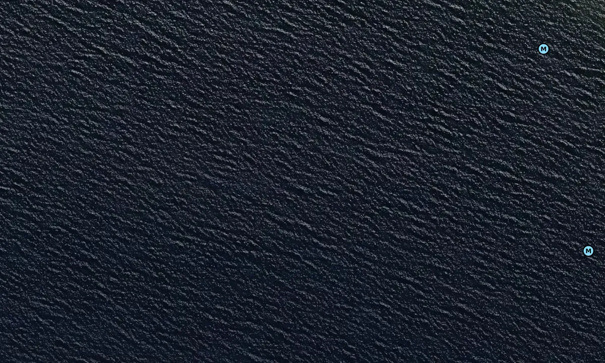 Satelite image of Chambers Island South