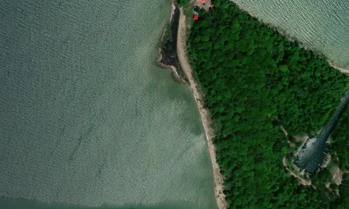 Satelite image of Charity Island