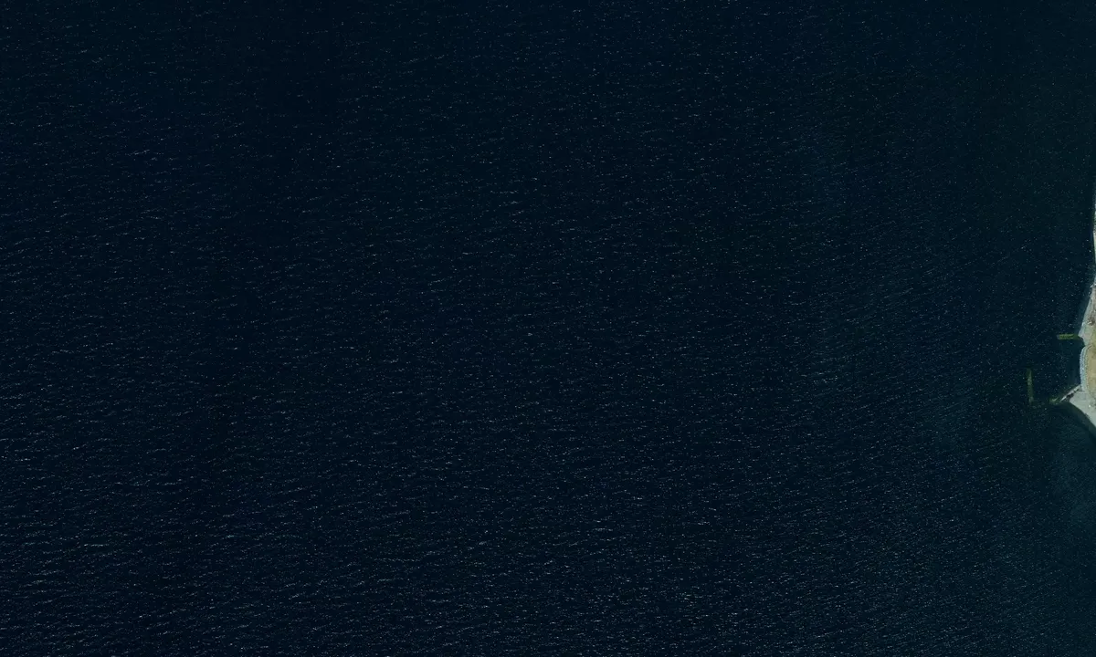 Satelite image of Charlotte Beach