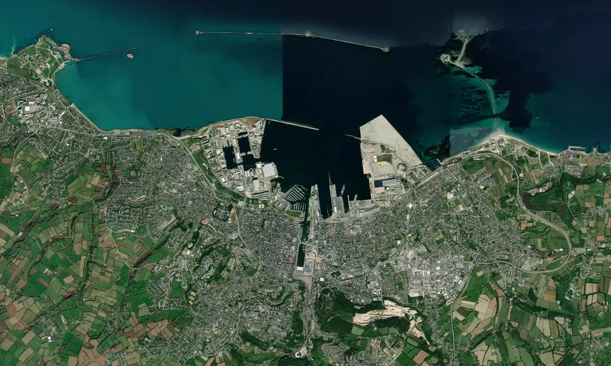 Flyfoto av Cherbourg Chantereyne Marina