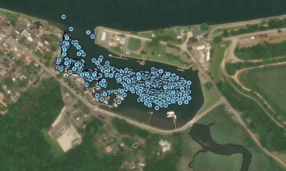Satelite image of Chesapeake City
