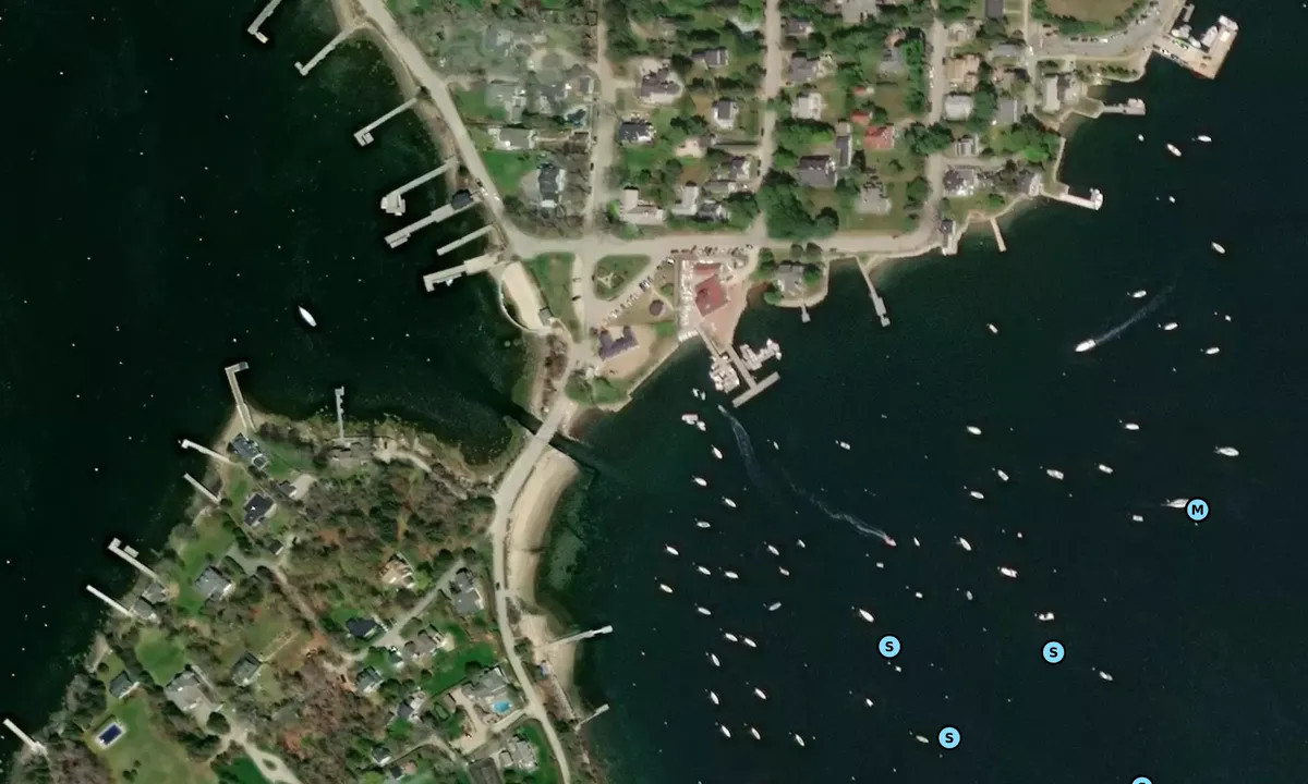 Satelite image of Chester Yacht Club