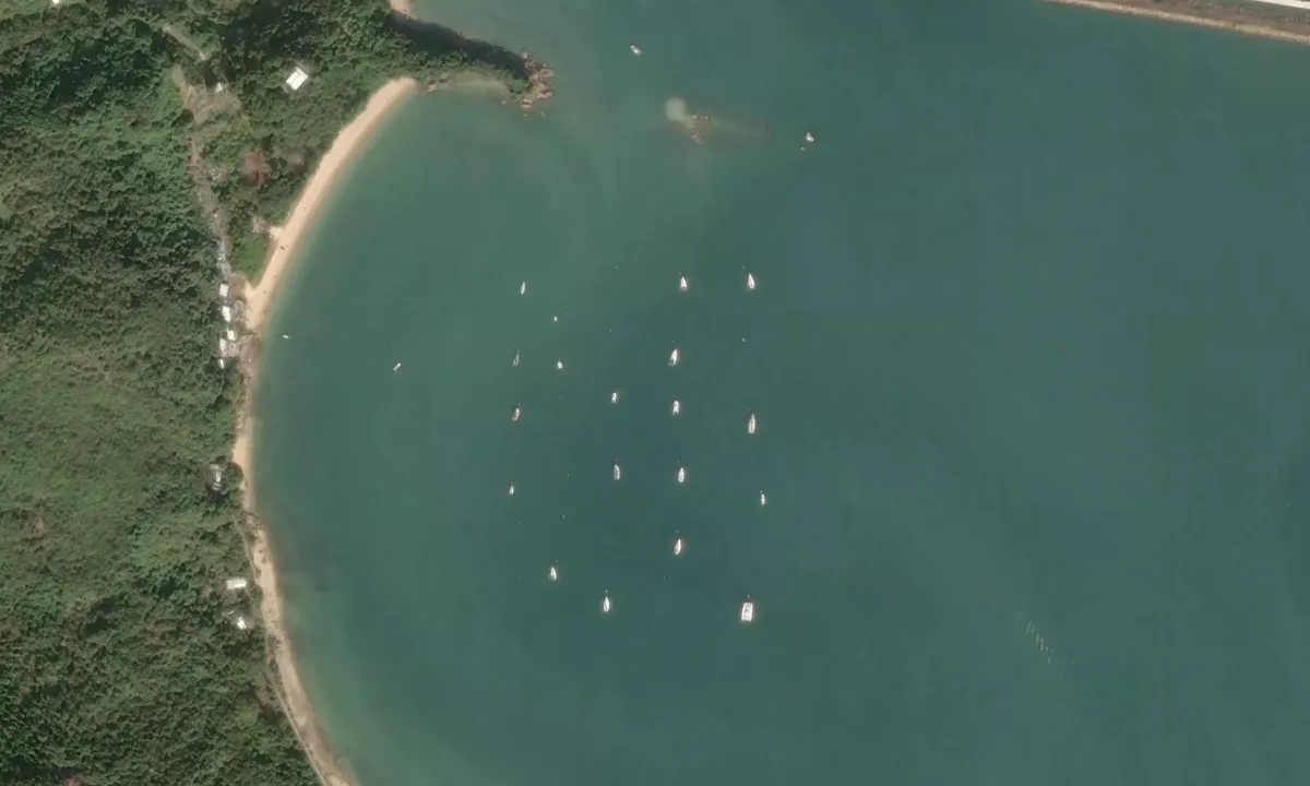 Satelite image of Cheung Sha Lan