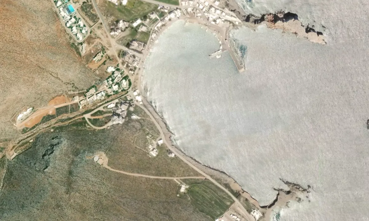 Flyfoto av Chochlidia Beach