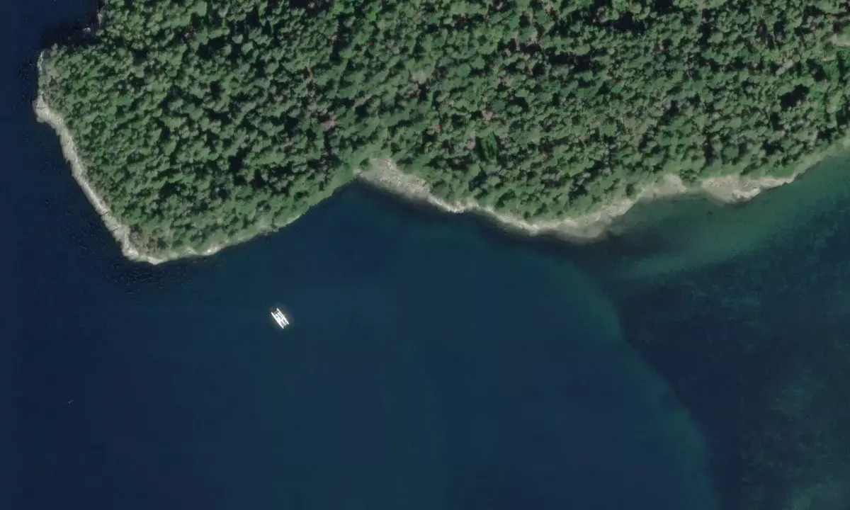 Satelite image of Chonat Bay