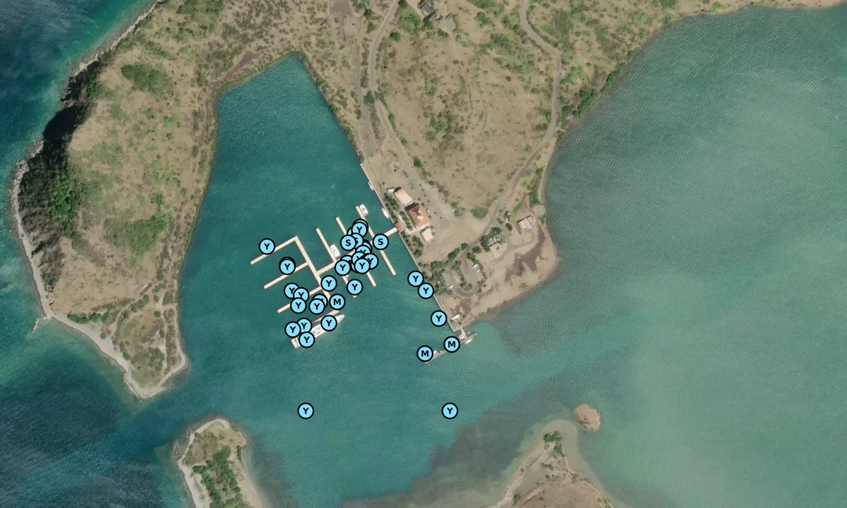 Satelite image of Christophe Harbour