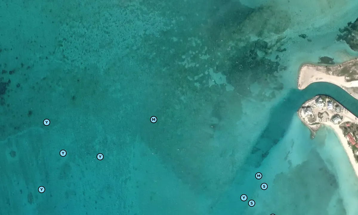 Satelite image of Chub Cay - 2