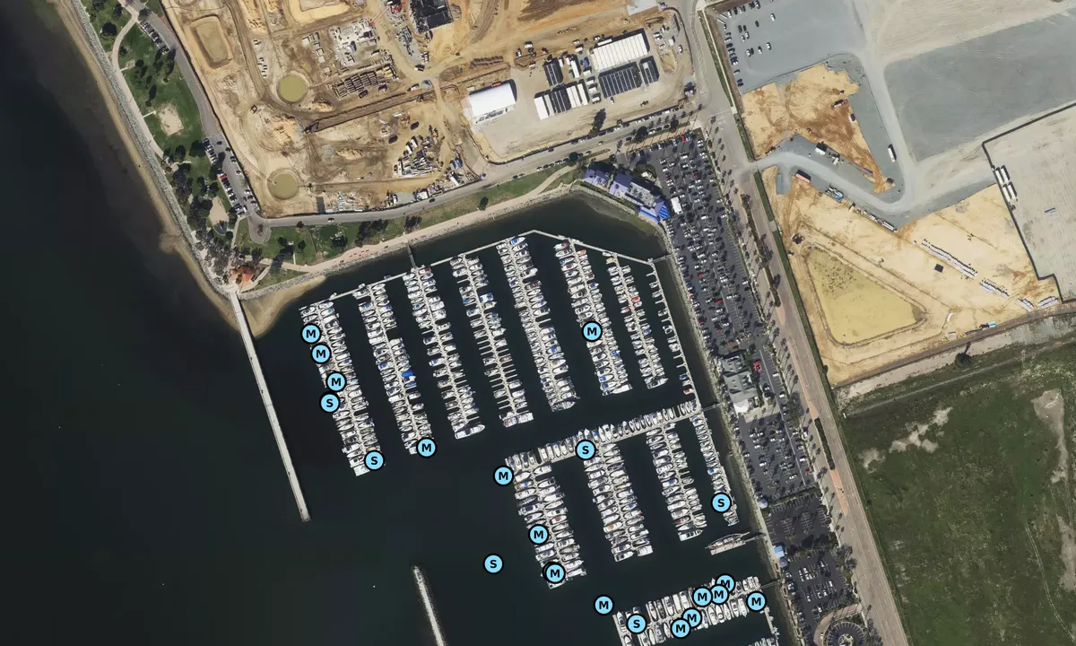 Satelite image of Chula Vista Marina