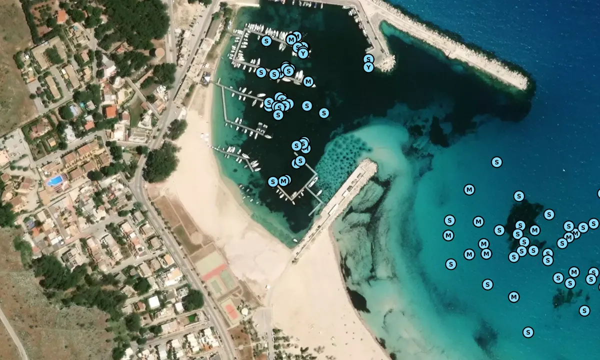 Satelite image of Circolo Nautico Costa Gaia