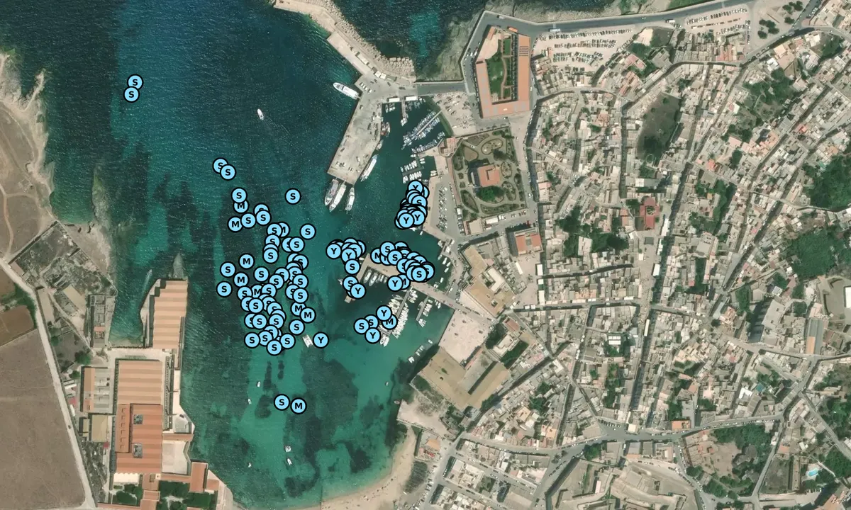 Satelite image of Circolo Nautico Favignana