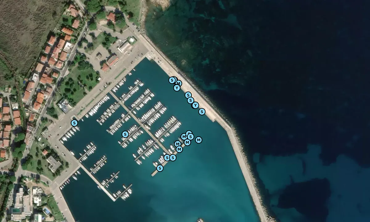 Satelite image of Circolo Nautico La Caletta