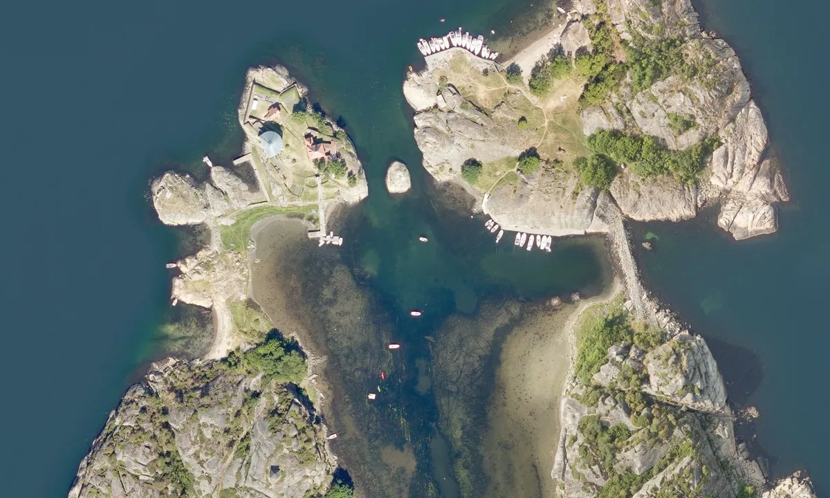 Flyfoto av Citadelløya - Stavern