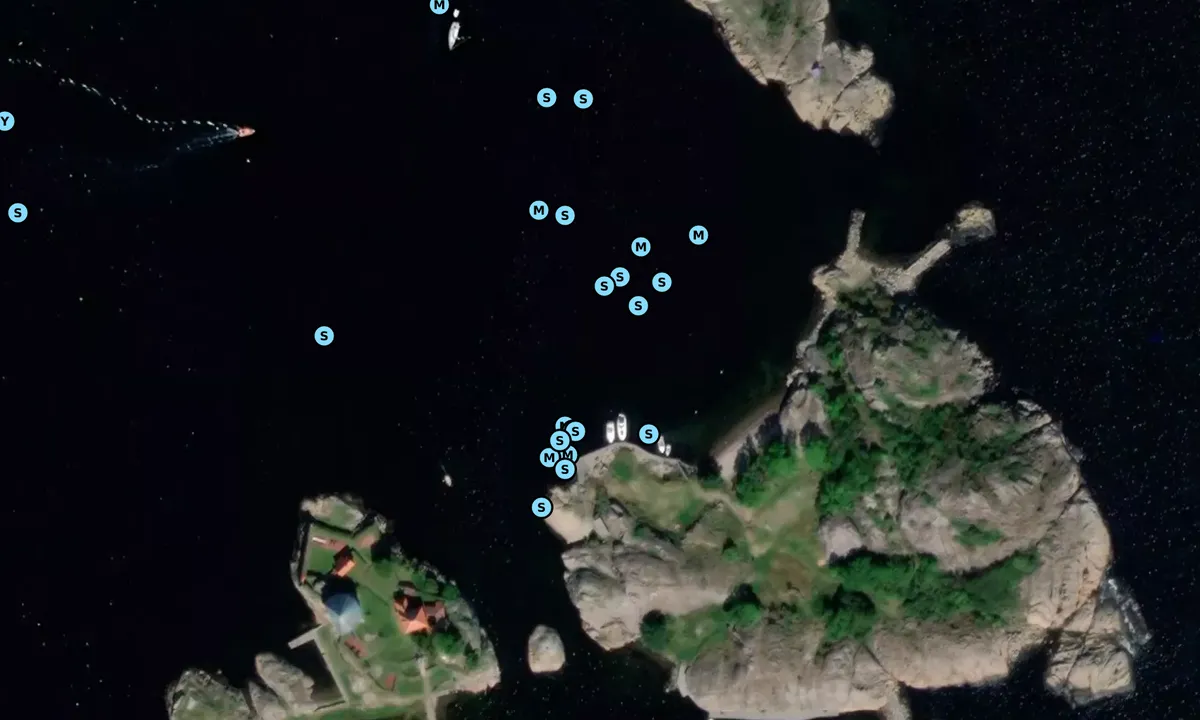 Satelite image of Citadelløya - Stavern