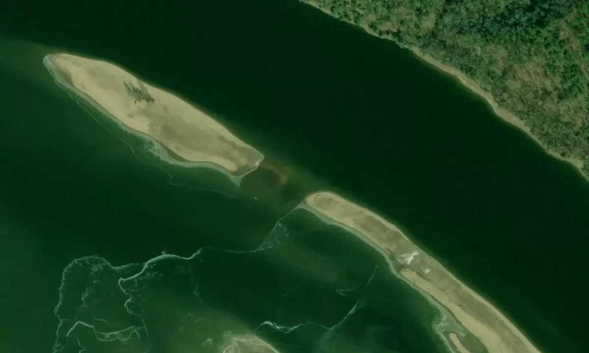 Satelite image of Citico Creek