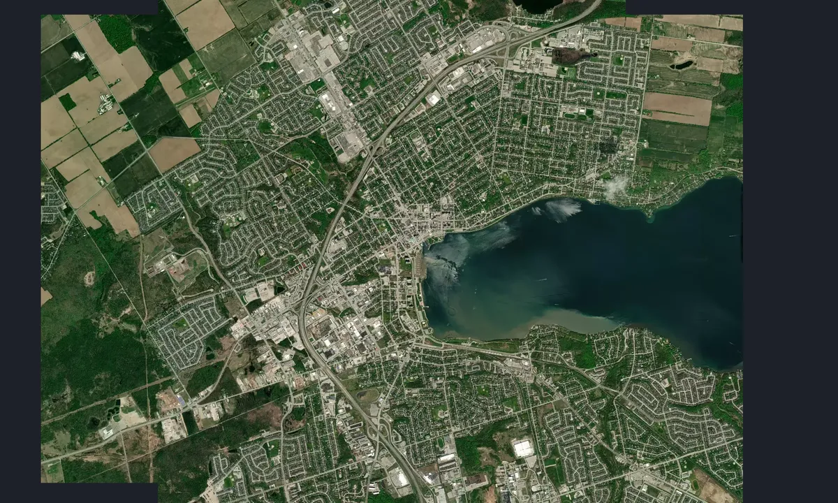 Flyfoto av City of Barrie Marina