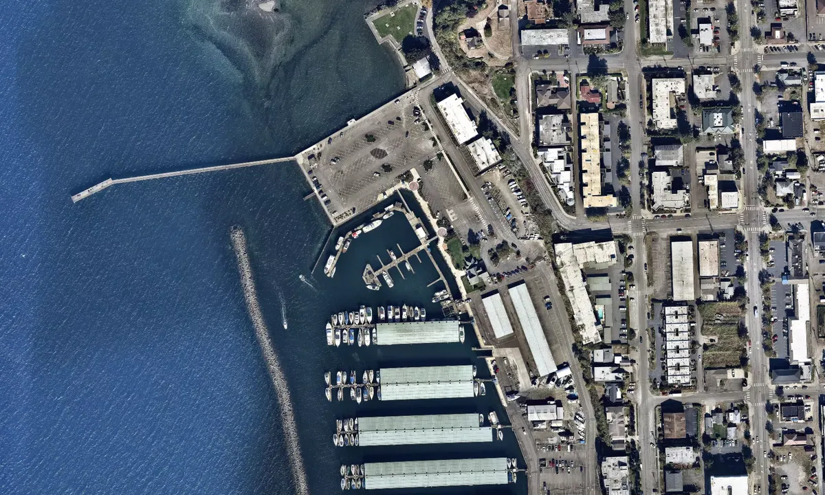 Flyfoto av City of Des Moines Marina