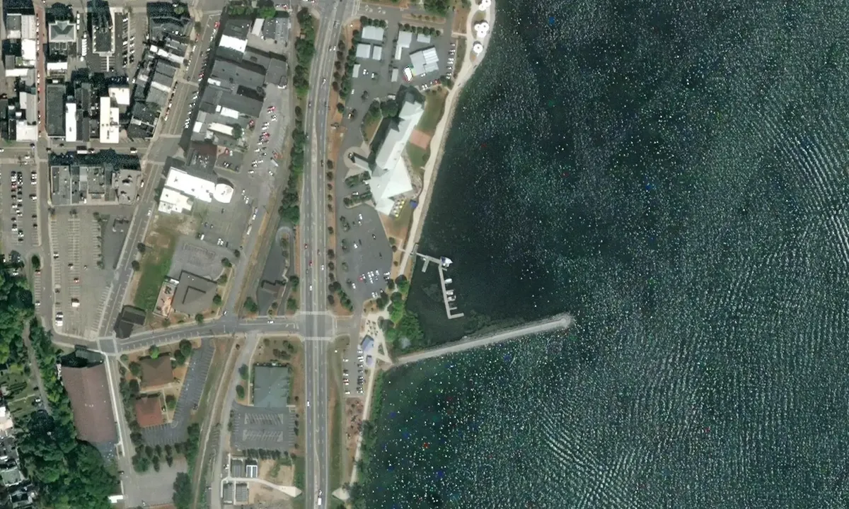 Satelite image of City of Geneva