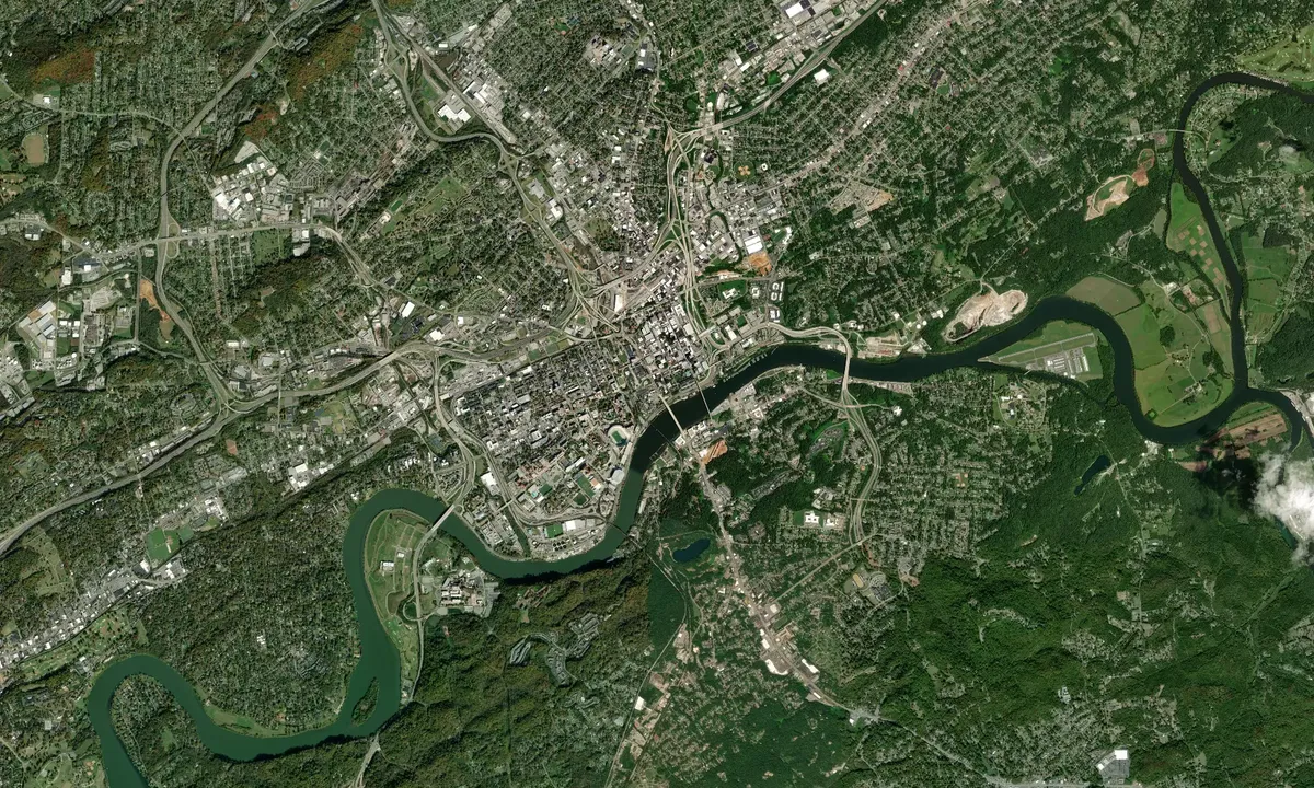 Flyfoto av City of Knoxville (free dock)