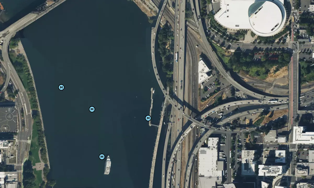 Satelite image of City of Portland