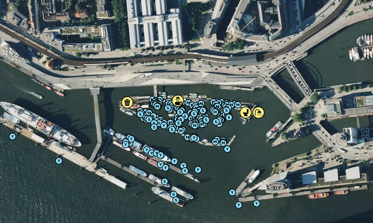 Satelite image of City Sporthafen Hamburg