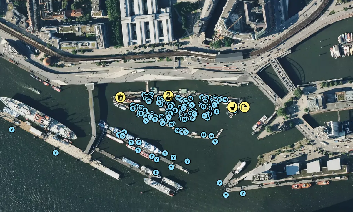 Satelite image of City Sporthafen Hamburg
