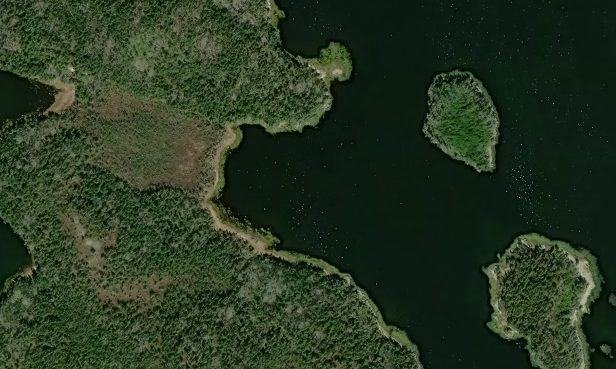 Satelite image of Clarkes Island