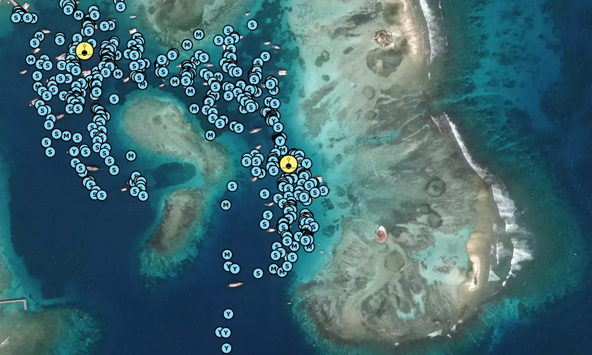 Satelite image of Clifton Harbour