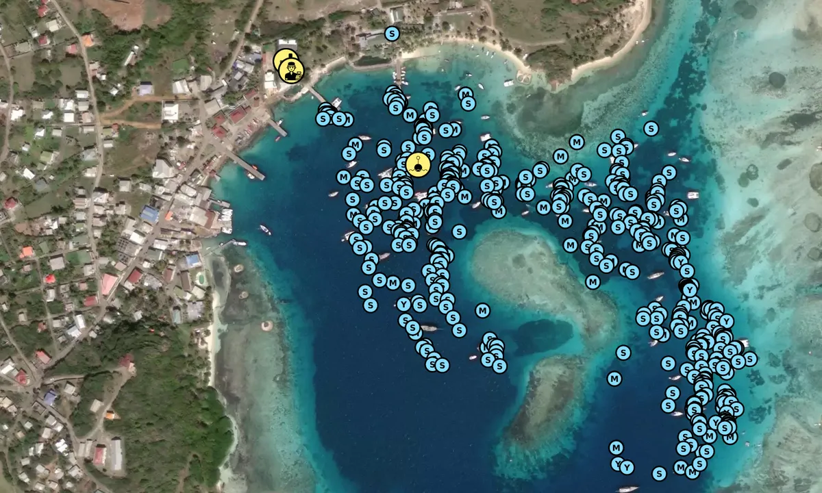 Satelite image of Clifton Harbour West (Customs)