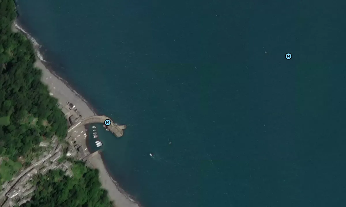 Satelite image of Clovelly