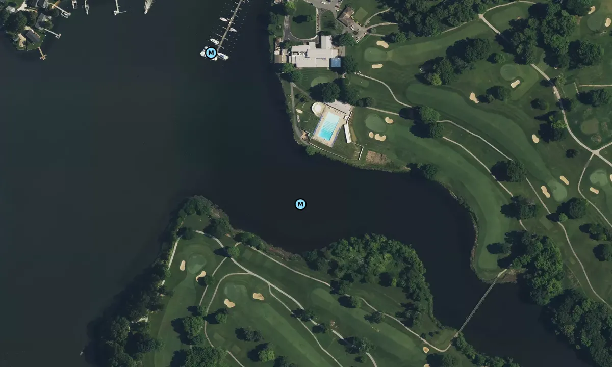 Satelite image of Club Cove