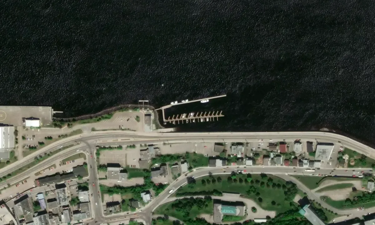 Satelite image of Club de Yacht de Chicoutimi