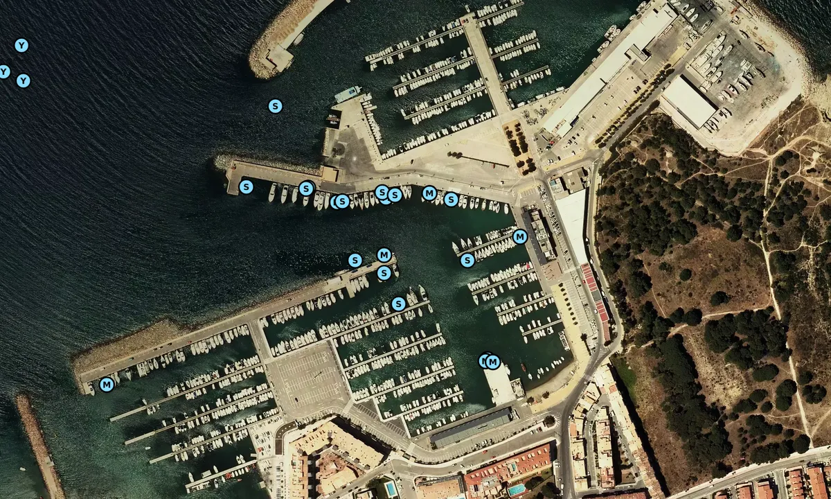 Satelite image of Club Nautic L'escala