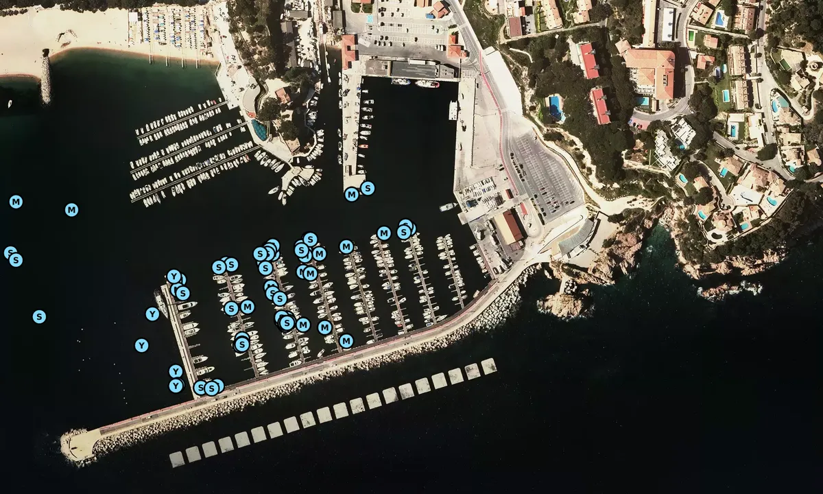 Satelite image of Club Nautic Sant Feliu de Guixols