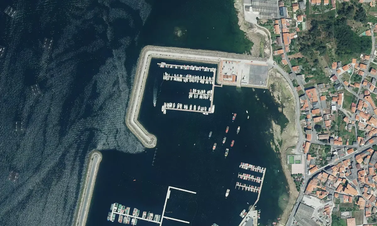 Flyfoto av Club Náutico Boiro-Marina Cabo de Cruz