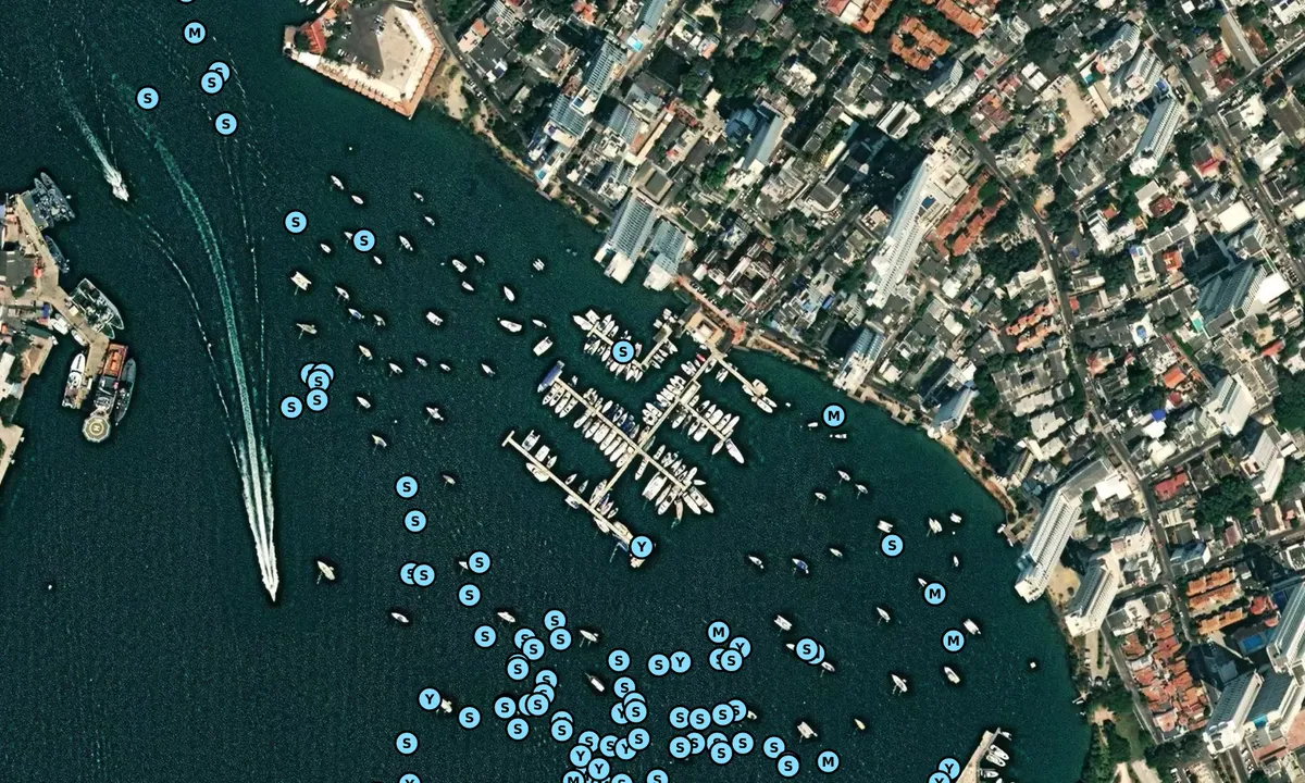 Satelite image of Club Nautico Cartagena