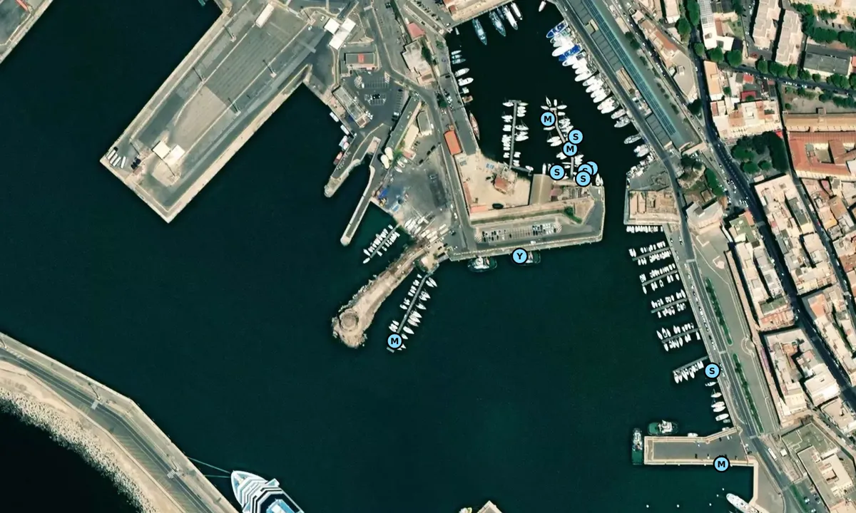 Satelite image of Club nautico Tirreno