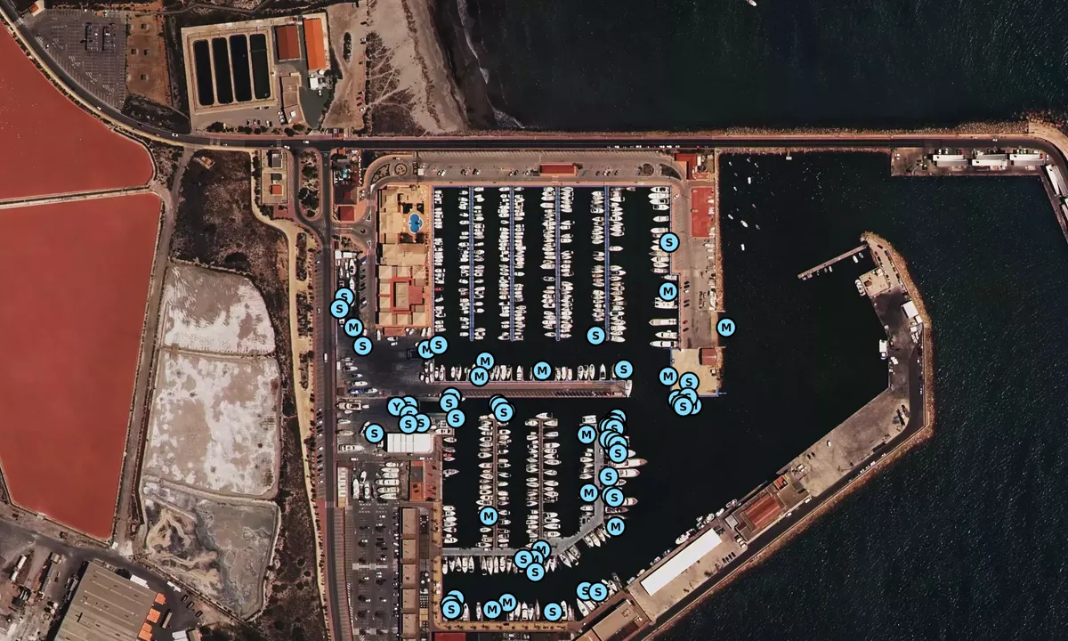 Satelite image of Club Náutico Villa de San Pedro