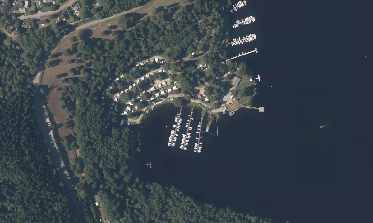 Satelite image of Club nautique de Vassivière - Port Crozat