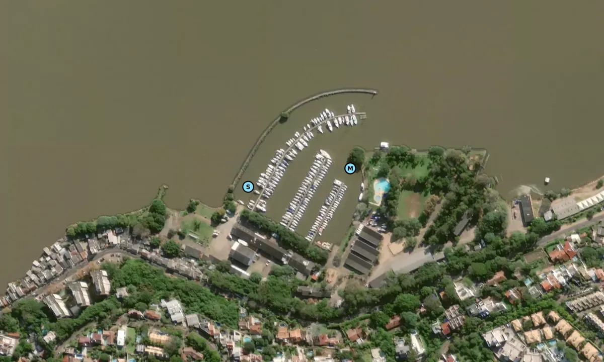 Satelite image of Clube Veleiros do Sul