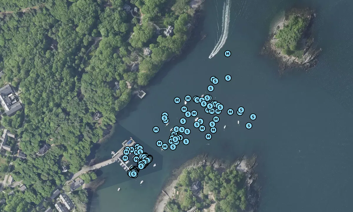 Satelite image of Cocktail Cove