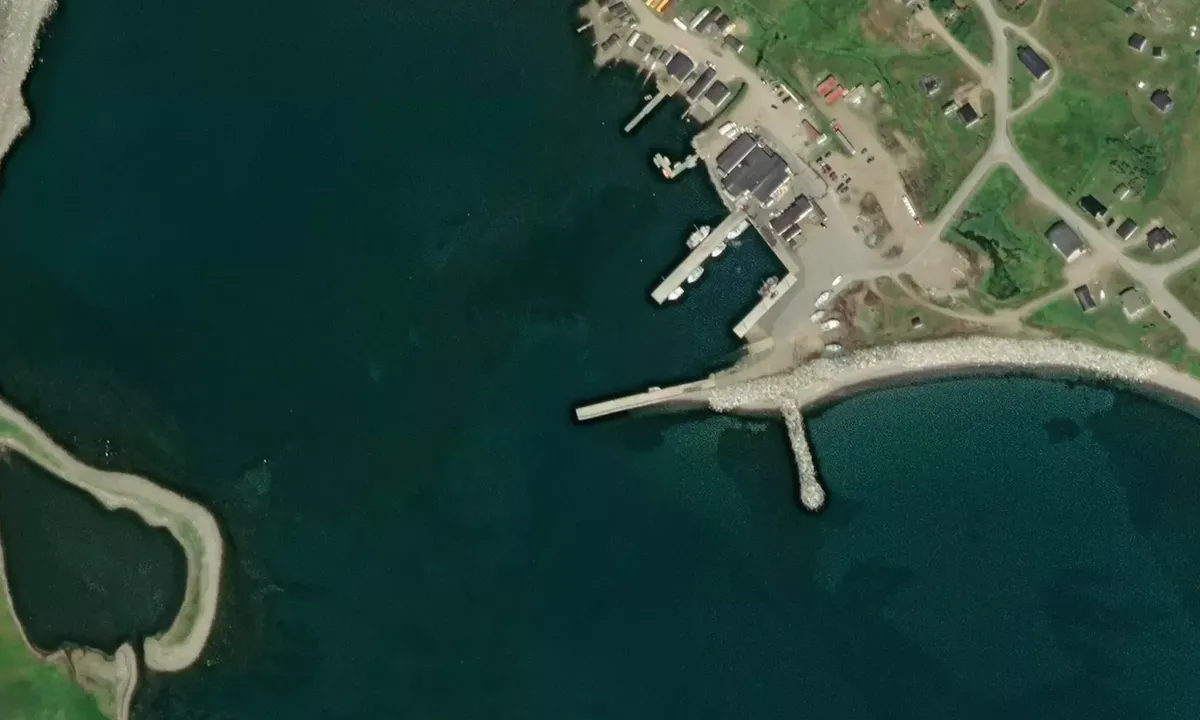 Satelite image of Codroy Harbor