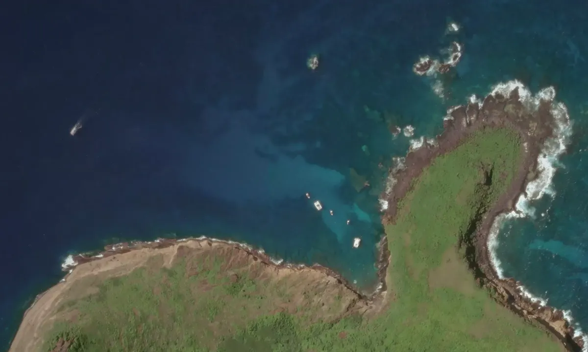 Satelite image of Coin de Mire