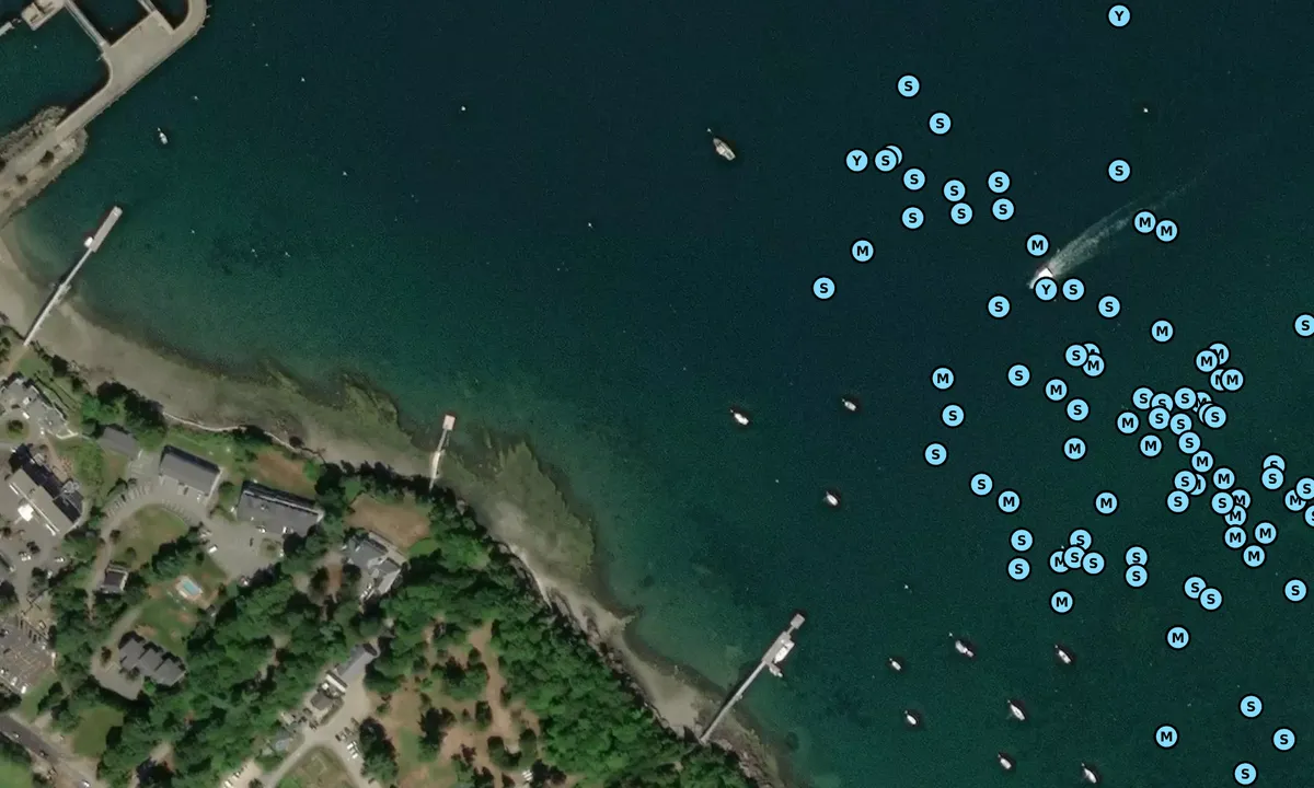 Satelite image of College of the Atlantic