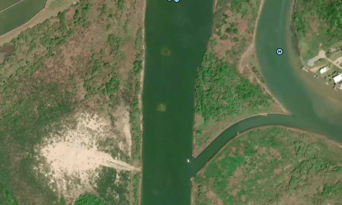 Satelite image of Colorado River Downstream