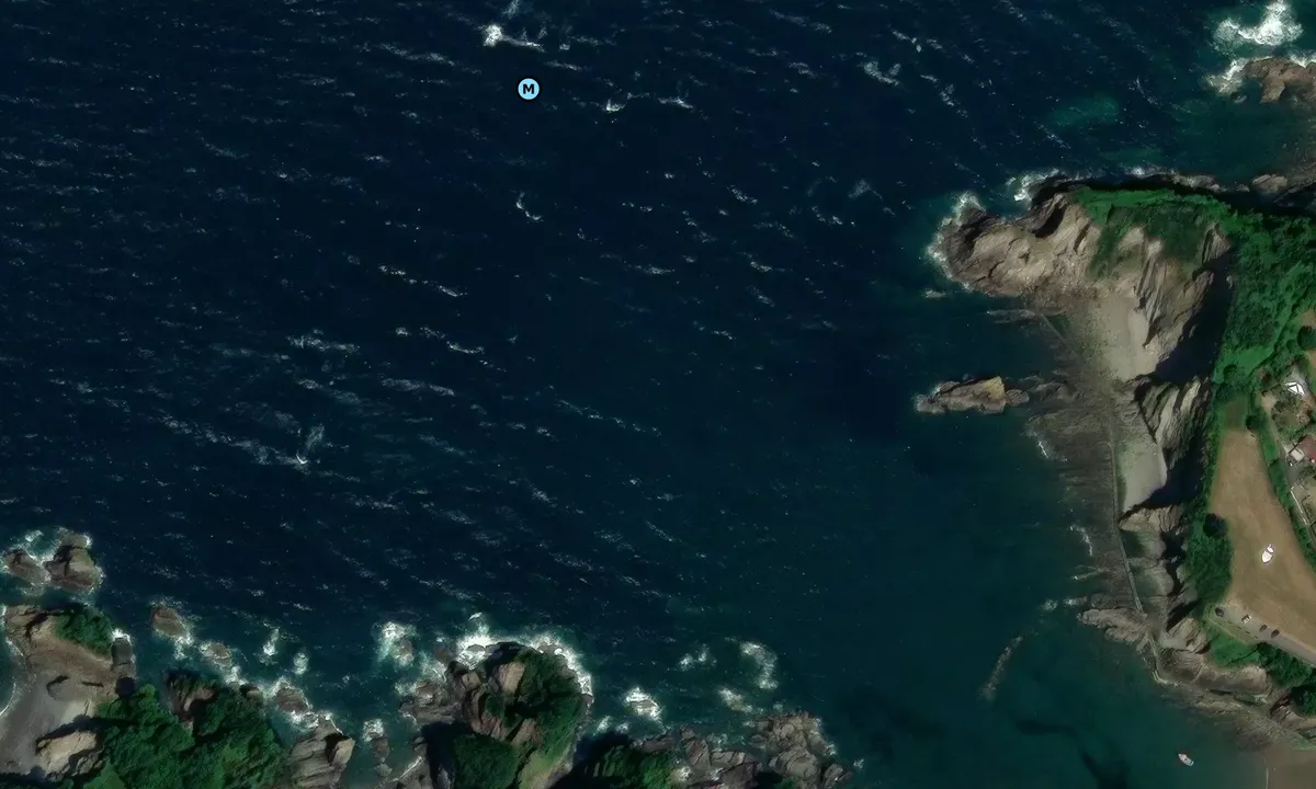 Satelite image of Combe Martin Beaches