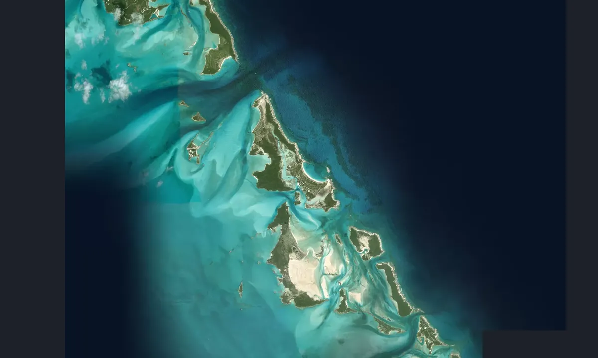 Flyfoto av Compass Cay Marina - Black Point