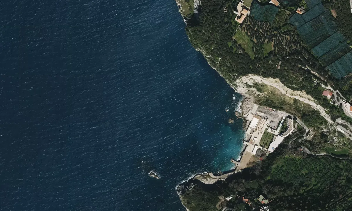 Satelite image of Conca Azzurra