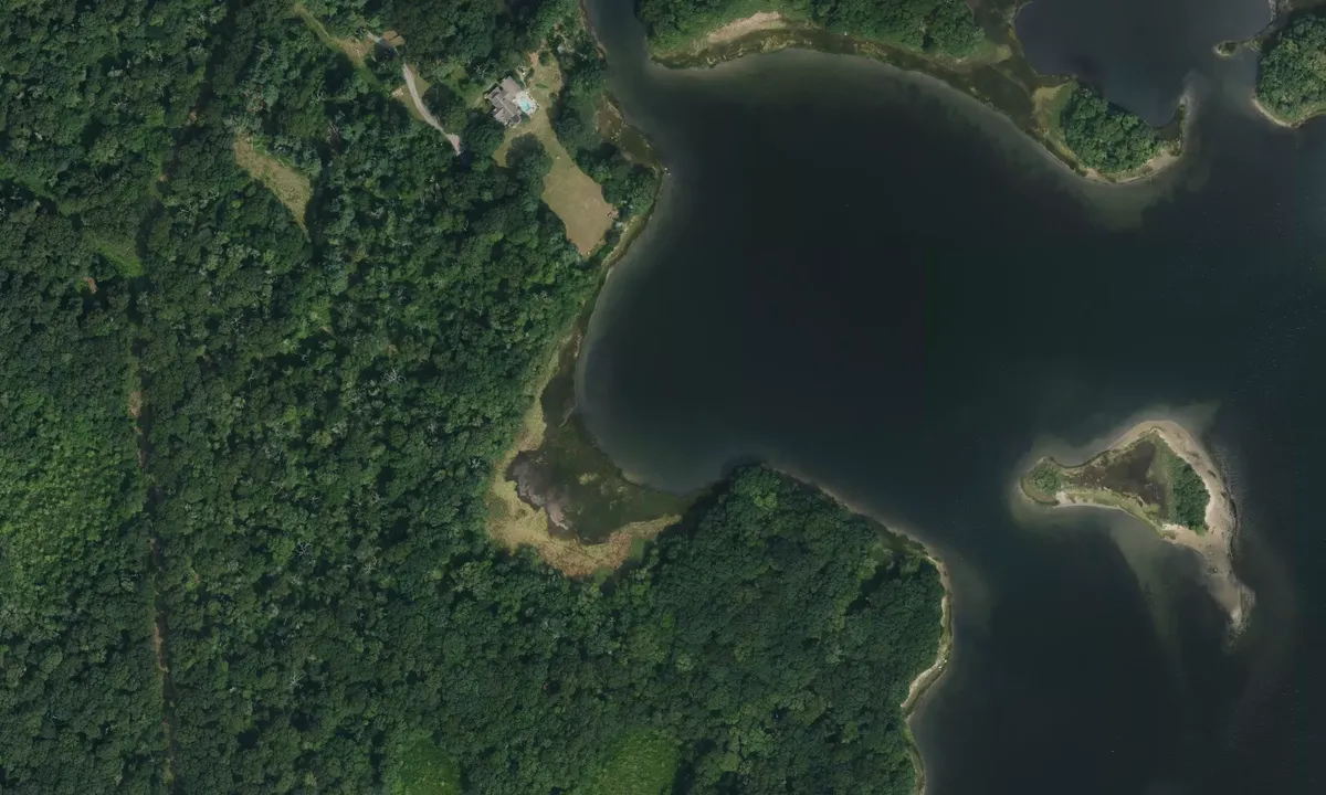 Satelite image of Congdon Cove