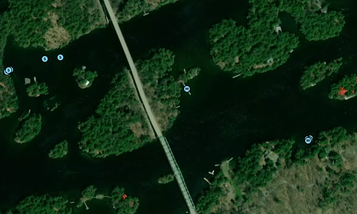 Satelite image of Constance Island (Parks Canada)